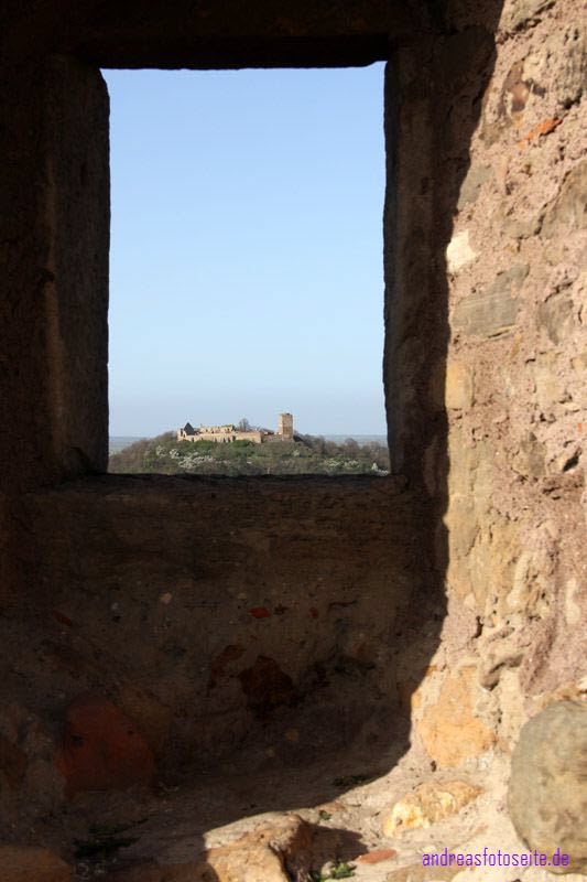Blick zur Burg Gleichen