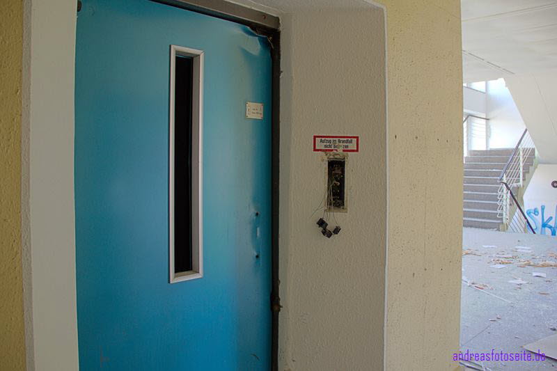 Im Brandfall nicht...